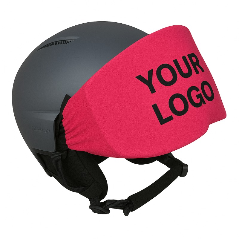 Skihelm vizierhoezen bedrukken
