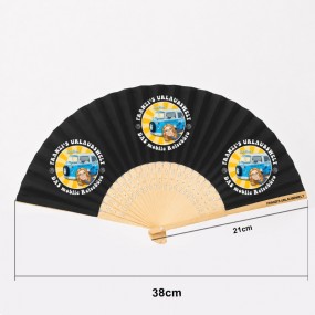 Houten waaiers bedrukken | Elegante relatiegeschenken m...